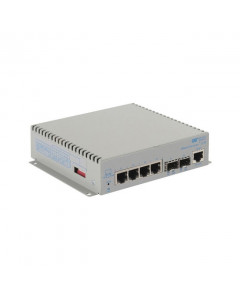 OST OmniConverter G/M 2X SFP Wide 4X 10/100/1000T 2X 1000X SFP DC