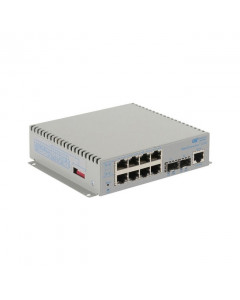 OST OmniConverter G/M 2X SFP Ext 8X 10/100/1000T 2X 1000X SFP DC