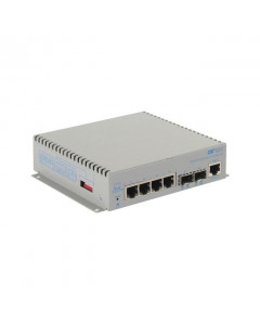 OST OmniConverter 10G/M DC Wide TEM 2X1G/10G SFP+ to 8X 10/100/1000T