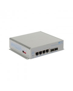 OST OmniConverter 10GPoE+/SX AC WT 2X1G/10G SFP+ to 4X 10/100/1000T