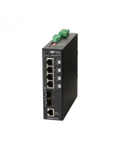OST RuggedNet 10GPoEBT/MI 60W DC 2X1G/10G SFP+ to 4X 10/100/1000T
