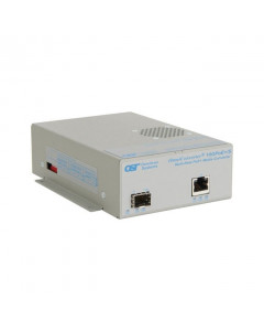 OST OmniConverter 10GPoE+/S SFP/SFP+ to 1X RJ-45 Multigig AC WT