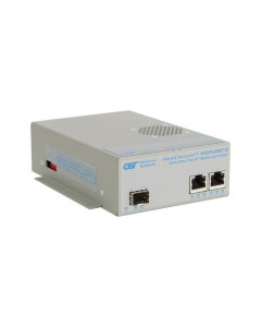 OST OmniConverter 10GPoEBT/S 60W SFP/SFP+ to 2X RJ-45 Multigig Univ