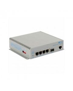 OST Gigabit 60W PoE Media Converter 4X 10/100/1000T to SFP DC Pwr