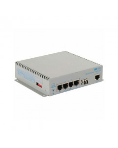 OST Gigabit 60W PoE Media Converter 4X 10/100/1000T to LC MM 550M DC