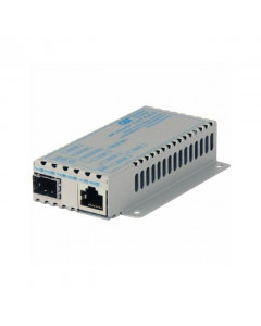 OST MiConverter GX/T 10/100/1000BT to 100/1000X SFP PoE/PD US WM Wide