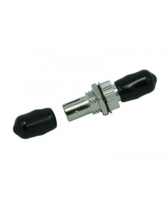 forte® Thru Adapter, ST, simplex MM phospor bronze sleeve, metal housing, DD flange, 6/pack