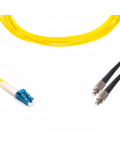 forte® Fibre Optic Patchlead, LC to ST Singlemode G.657 Bend-Insensitive, Duplex 2mm, 5m, LSZH