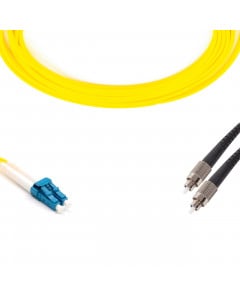 forte® Fibre Optic Patchlead, LC to ST Singlemode G.657 Bend-Insensitive, Duplex 2mm, 10m, LSZH
