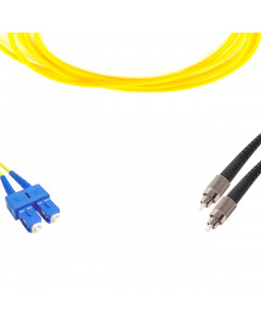 forte® Fibre Optic Patchlead, SC to ST Singlemode G.657 Bend-Insensitive, Duplex 3mm, 3m, LSZH