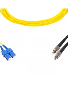 forte® Fibre Optic Patchlead, SC to ST Singlemode G.657 Bend-Insensitive, Duplex 3mm, 5m, LSZH