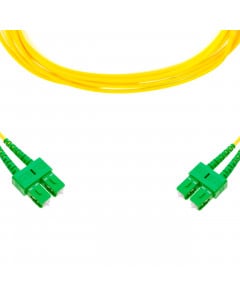 forte® Fibre Optic Patchlead, SC-APC to SC-APC Singlemode G.657 Bend-Insensitive, Duplex 3mm, 5m, LSZH