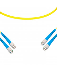 forte® Fibre Optic Patchlead, ST to ST Singlemode G.657 Bend-Insensitive, Duplex 3mm, 1m, LSZH