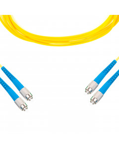 forte® Fibre Optic Patchlead, ST to ST Singlemode G.657 Bend-Insensitive, Duplex 3mm, 5m, LSZH