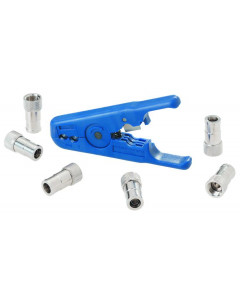 DATASHARK PUSH-ON CONN BUNDLE RG6