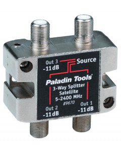 SPLITTER 3-WAY CATVF 5-2400Mhz