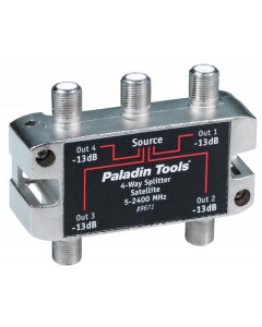 SPLITTER 4-WAY CATVF 5-2400Mhz
