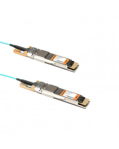 FLEXOPTIX 800G QSFP-DD AOC with CDR (TX / RX) | Multimode Fiber, 1 - 30 m