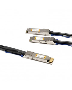 FLEXOPTIX 400G QSFP-DD to 2x QSFP56 Breakout DAC | Passive Copper Cable, 0.5 - 3 m