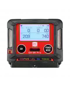 RKI GX-3R Pro 5 Gas Personal Monitor (LEL,O2, H2S, CO & SO2)
