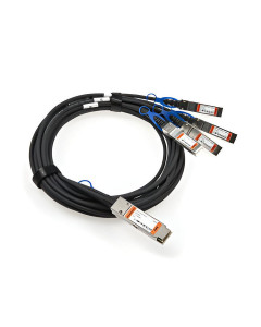 FLEXOPTIX 40G QSFP+ TO 4X SFP+ BREAKOUT DAC Passive Copper Cable, 0.5 m - 5 m