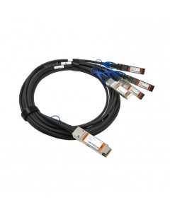FLEXOPTIX 100G QSFP28 TO 4X SFP28 BREAKOUT DAC Passive Copper Cable, 1 m - 3 m
