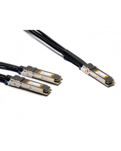 FLEXOPTIX 200G QSFP56 to 2x QSFP56 Breakout DAC | Passive Copper Cable, 0.5 - 2.5 m