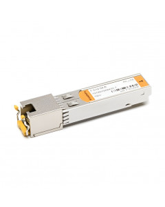 FLEXOPTIX 1000BASE-T Copper SFP | 100 m, RJ-45, Autoneg, Preferred Master, RX_LOS, SERDES, 12 Mbit/s - 1.25 Gbit/s
