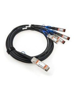 FLEXOPTIX 40G QSFP+ TO 4X SFP+ BREAKOUT DAC Passive Copper Cable, 0.5 m - 5 m