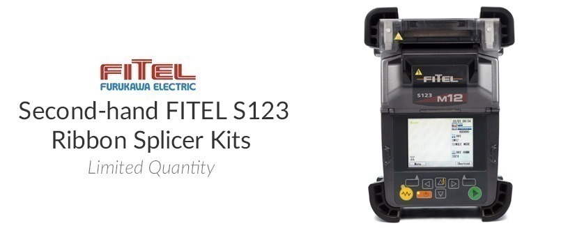 [SOLD OUT] Second-hand Special: FITEL S123M12 Ribbon Splicer + S218R Thermal Stripper