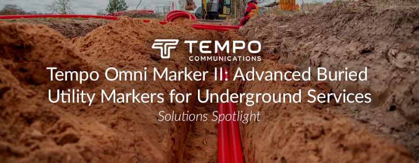Tempo Omni Marker II: Advanced Buried Utility Marker for Underground Services