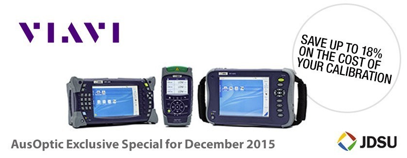 December JDSU Calibration Special on Selected OTDR and PON Meters