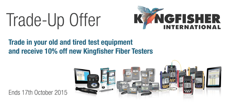 Trade-in Promo: Receive 10% Off New Kingfisher Fiber Testers