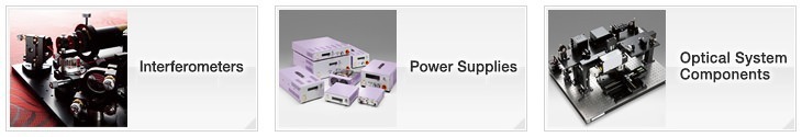 OptoSigma Units: Interferometers, Power Supplies and Optical System Components
