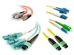 Mixed single mode and multimode fiber