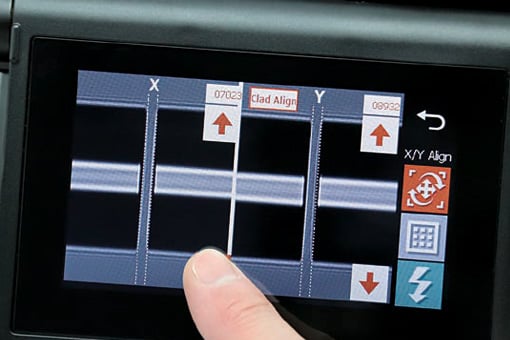 Easy and intuitive touch panel operation and GUI